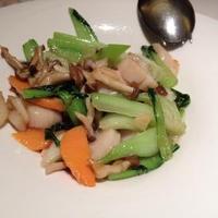 黄鶴 - 帆立貝柱と青梗菜の塩味炒め
