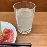 Sanoya - 日本酒(大曽根ばやし、300円)。この地域の地酒。
