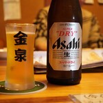 Kinsen - 瓶ビールで乾杯！