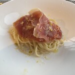 ミラコロ 伊豆高原 地元食材イタリアン - 生ハムとレモンクリームのパスタ