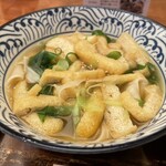 棊子麺茶寮 いしこん - お揚げのきしめん