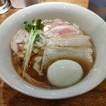 中華そば 麺壁九年 - 特製いりこそば 1350円