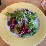 Kouji Kafe 2539 - 春野菜のサラダ 黒糀の甘酒入りドレッシング