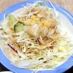 松屋 - 生野菜（ごまドレッシングをかけて）