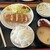 おふくろ亭 - 料理写真:揚げたてトンカツコシヒカリとの組み合わせ