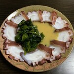 寿司松 - タコの酢味噌