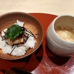 Yakitori Kitamura - 親子丼(配膳時)