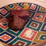 おにく 花柳 - 和牛赤身カイノミステーキ