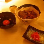 おにく 花柳 - ミニ牛丼