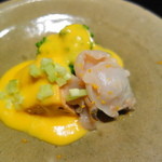 神楽坂 石かわ - 蛤と鮟肝の酢味噌和え