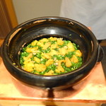 神楽坂 石かわ - 蛤と雲丹の炊き込みご飯