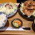 とん汁と玄米の店 檍食堂 - 料理写真:カタロース生姜焼き定食1200円（サービス品）麦ごはん、ポテトサラダ300円
