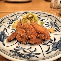 新宿割烹 中嶋 - イワシフライは味付き