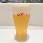 蝋燭屋 プレミア - 生ビール アサヒスーパードライ650円