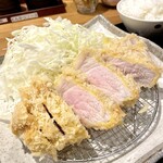 とんかつ わか葉 - 鹿児島県産夢幻豚 ロースカツ定食