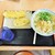 讃岐うどん こがね - 料理写真:かけうどんと天ぷら