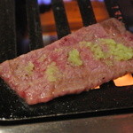 韓国焼肉　炙りな - 上かるびにわさび