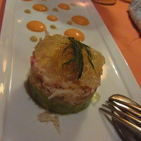 びふてき洋食存じやす - 2014.2)ずわい蟹とアボカド