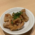 串かつとお酒 でんがな - かりかり鶏皮ポン酢