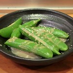 やきとり 正や - スナップエンドウ