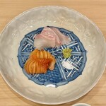 川田 - 2024.4.  真鯛と赤貝のお造り