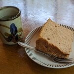 ペンション はなのや - イチゴのシフォンケーキ