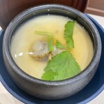 Hamazushi - たっぷりあさりとホタテの茶碗蒸し