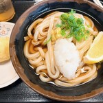 手打十段 うどんバカ一代 - 釜ぶっかけ(中)＋たまご天