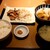 やよい軒 - 料理写真:【お肉5枚盛】三元豚肩ロースの西京焼定食（揚げ出し豆腐付）