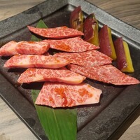 近江うし焼肉 にくTATSU 日本橋室町店 - タレ焼きもの。 何気に さつまいもがあったのが 皆さんに好評でした