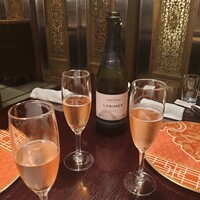 過門香 銀座本店 - ロゼ泡で乾杯