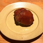 Nappagochisou - 肉厚帆立の香味醤油漬け 握り鮨