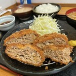 とんかつ 栄ちゃん - どろぶたちゃんメンチカツ