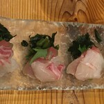 Hakoya - 鮮魚のお刺身2種盛