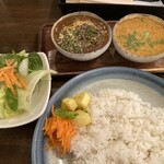 Specie - キーマ（中辛）＆海老（辛口）二品カレー＠１３００円