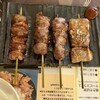 串焼 げん - 「タン」「ナンコツ」「かしら」(各198円)「上シロ」(220円)