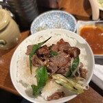 王道焼肉 豆だいふく - ごはんに乗せて、これが一番