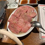 王道焼肉 豆だいふく - 本日のおすすめ、ネギ塩タン