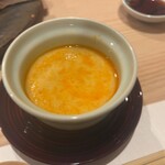 季節料理と地酒 裕 - お通しの茶碗蒸し