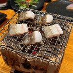 炭と、肴と、酒。 いこる - 穴子の炙り焼き