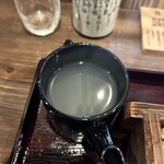 炭火焼和めし処 しんぱち食堂 - 蕎麦湯付き❗️