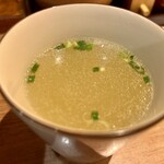 親子丼専門店 ○勝 - 鶏スープ