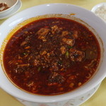 四川料理 桃源郷 - たっぷり食べたい派ランチ　１７００円　特製四川麻婆タンメン　超激辛　【　２０１３年３月　】