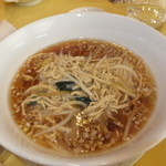 四川料理 桃源郷 - たっぷり食べたい派ランチ　１７００円　豚肉とザーサイ入りタンメン　【　２０１３年３月　】