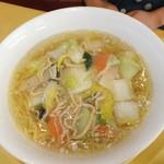 四川料理 桃源郷 - たっぷり食べたい派ランチ　１７００円　野菜タンメン　【　２０１３年３月　】