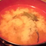 なかよしや - わかめの合わせ味噌汁