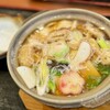 角丸 - 料理写真:醤油にこみうどん松もち（1200円）