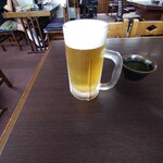 魚貝料理 たかはし - 生ビール（中）