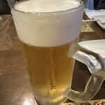 もつ焼き ねぎぼうず - 【2024.4.26(金)】生ビール580円