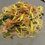 デリリウムカフェ 銀座 - 桜エビのパスタ